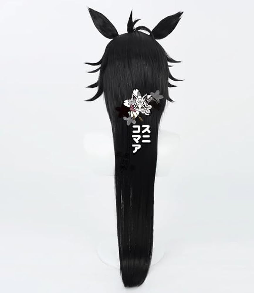 セット済みウィッグ　ウマ娘　エアシャカール　コスプレ Amazon.co.jp: [fenglei] ウィッグ、靴付きウマ娘エアシャカール